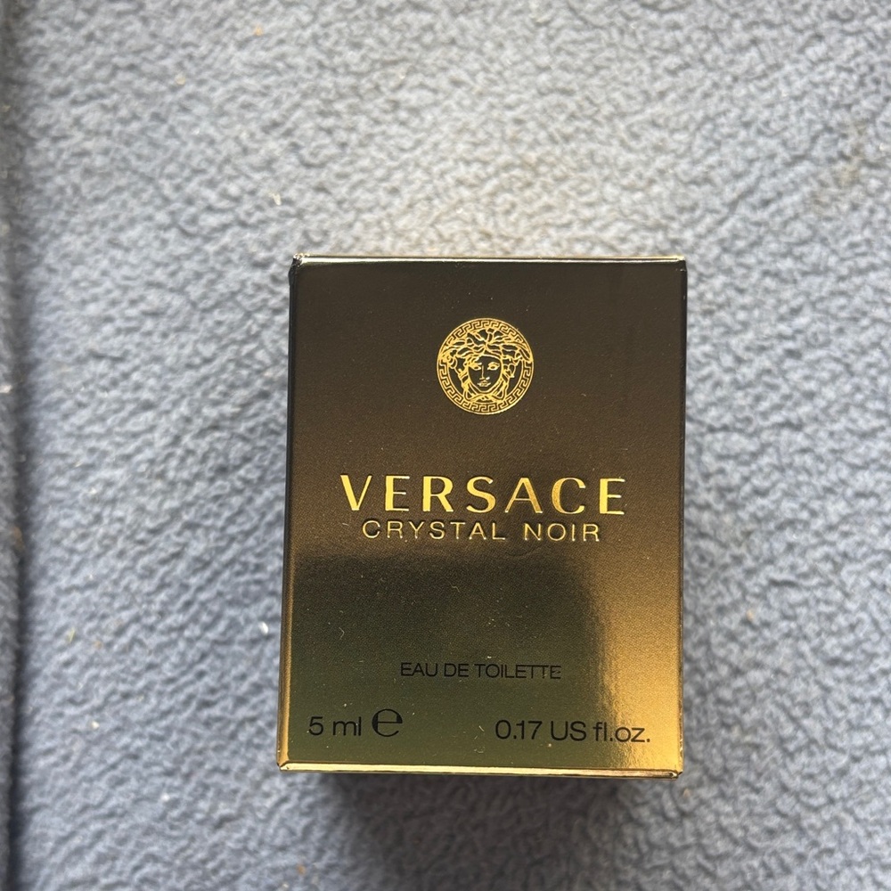 Versace Crystal Noir Black and Gold Packaging